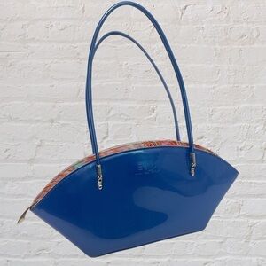 BEIJO over the moon Hinged Patent Leather Purse